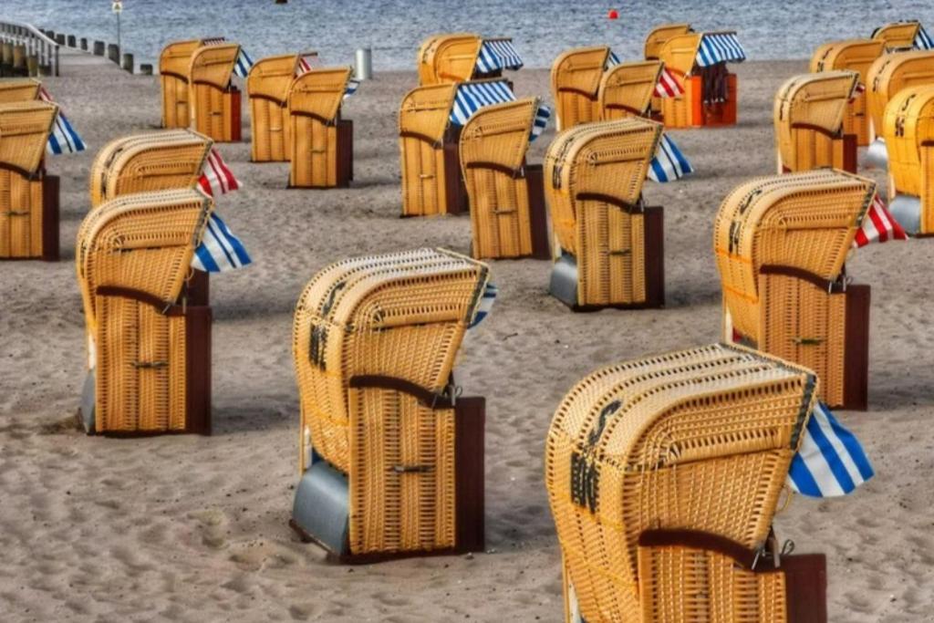 Obj 84 Meerblick Fewo Fuer 2 Bis 3 Personen Strandnah, Wlan Lubecca Esterno foto